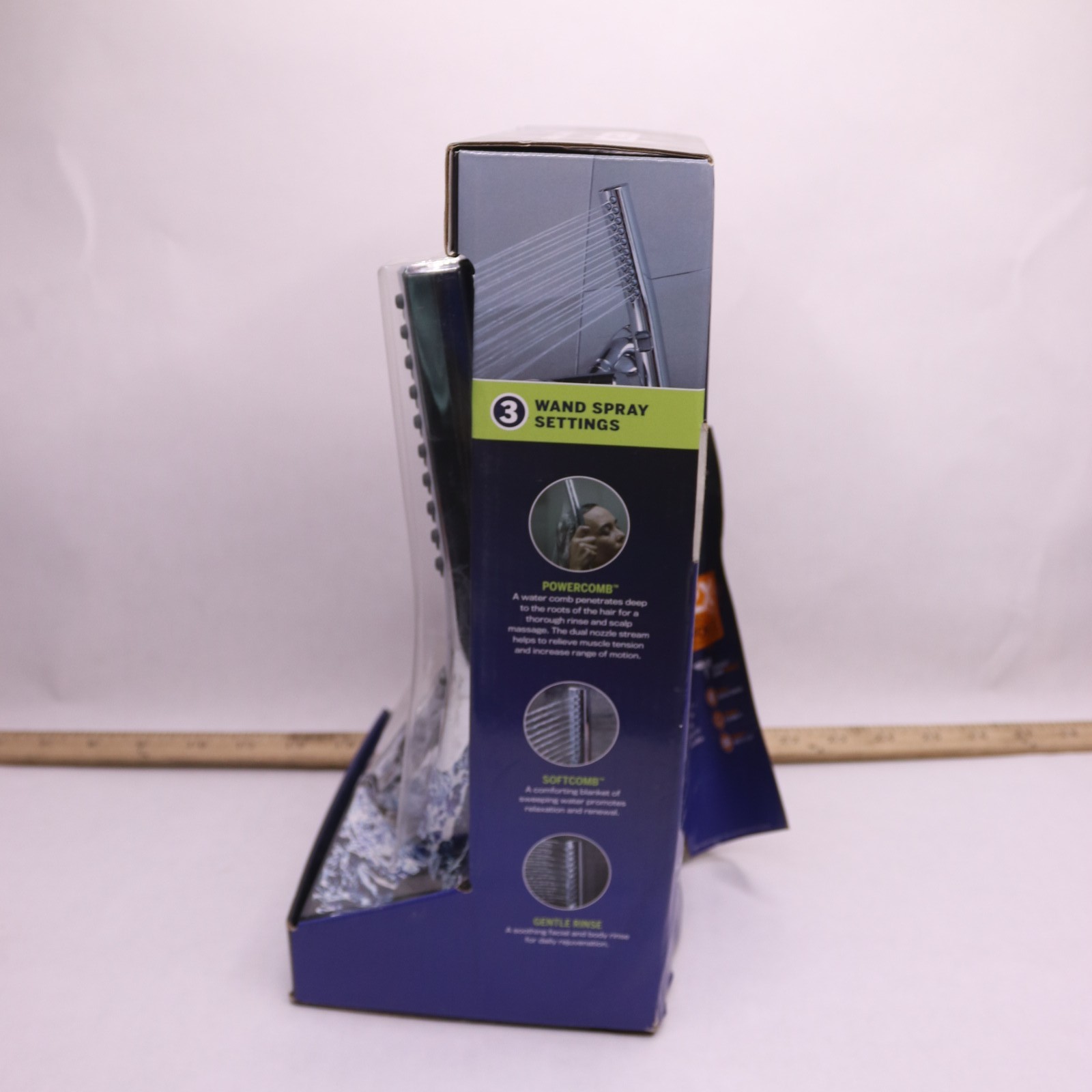Waterpik Handheld 12-Spray Dual Showerhead Chrome 1.7-2gpm 5" Diameter gallery