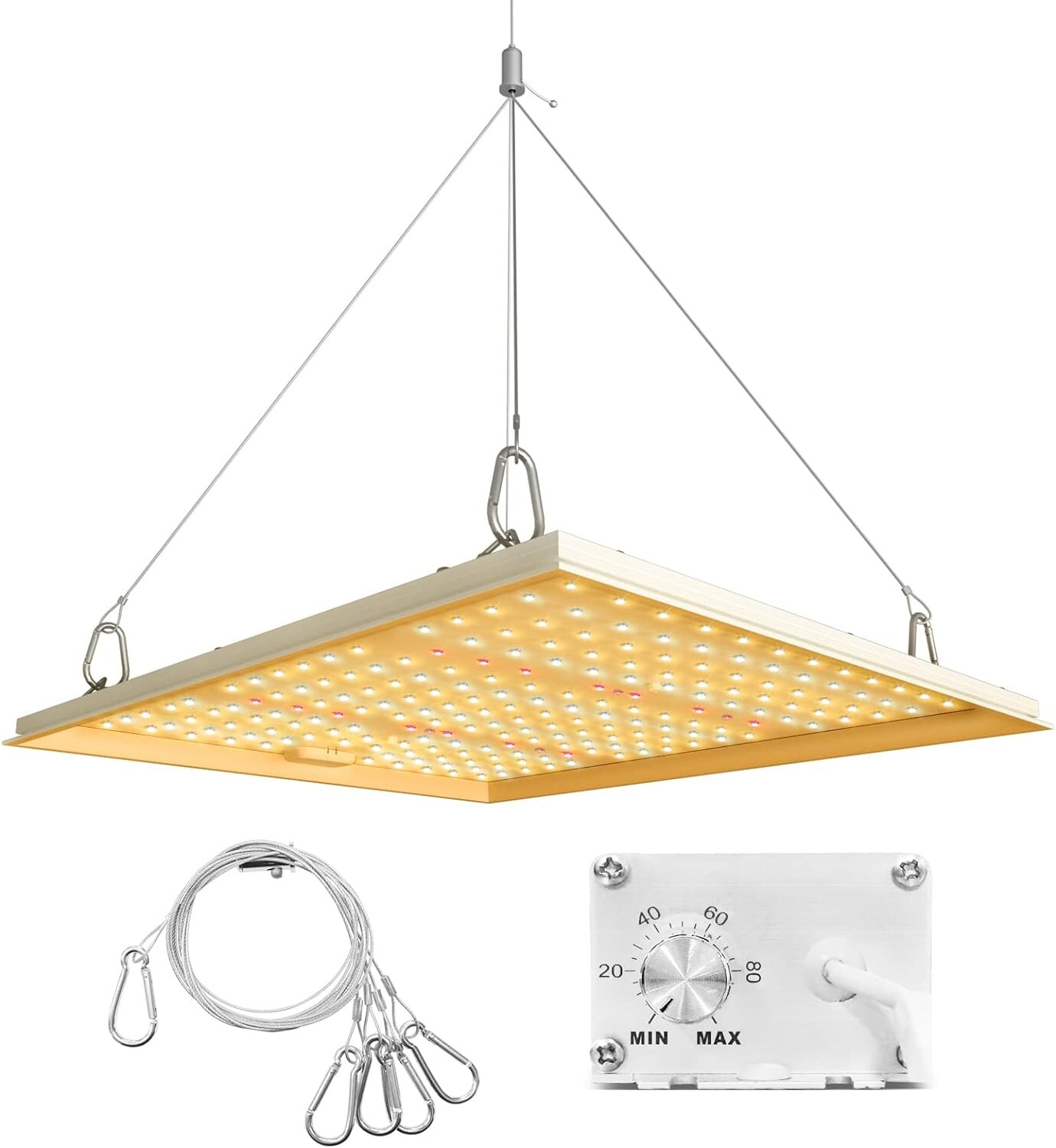 Grow Light RW1000 Full Spectrum LED for Indoor Plant Growth 2x2 ft Coverage Area gallery