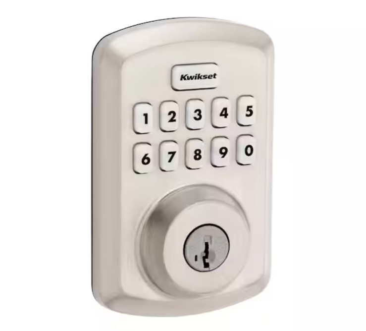 Kwikset Powerbolt 250 10-Button Keypad Satin Nickel Transitional Electronic gallery