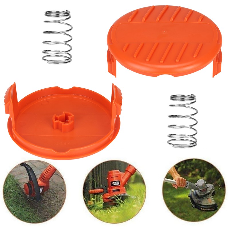 6Spool+1Cap+1Spring Trimmer Spool Replacement for Black&Decker 0.065" AF-100 gallery