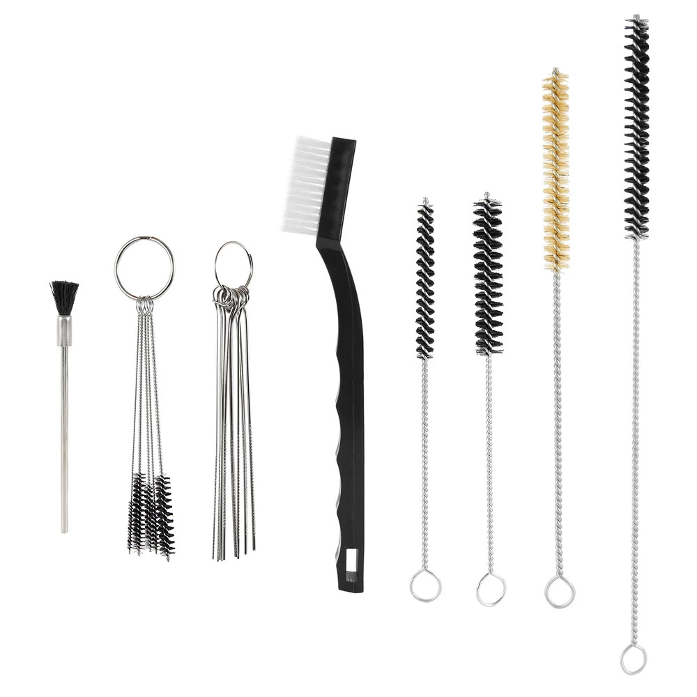 17pcs Multi-Purpose Spray Gun Cleaning Kit Car Cleaning Tools - Nylon Brushes gallery