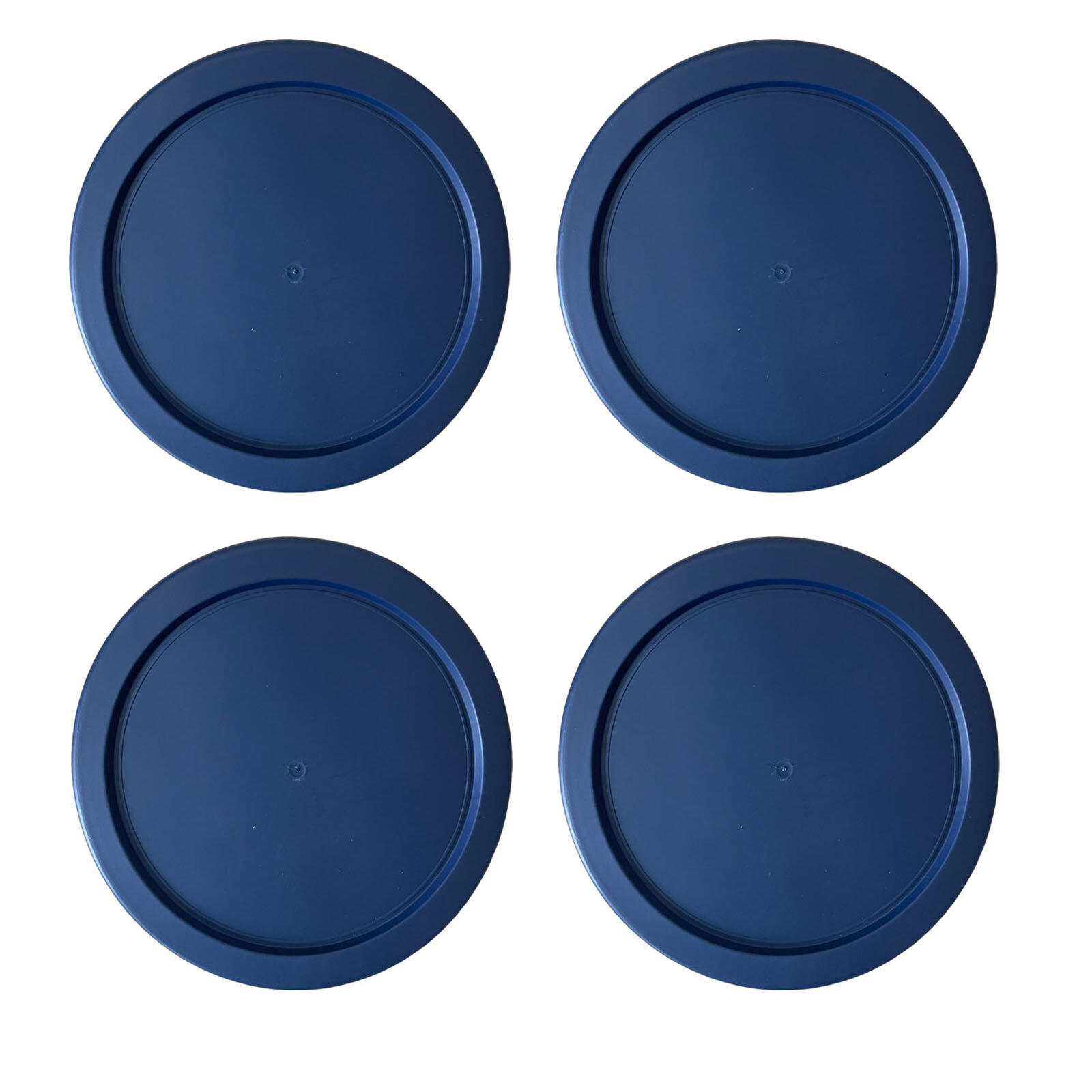 4 Replacement Lids Covers for Pyrex 2-Cup Glass Containers, 5-Inch 7200-PC NAVY gallery