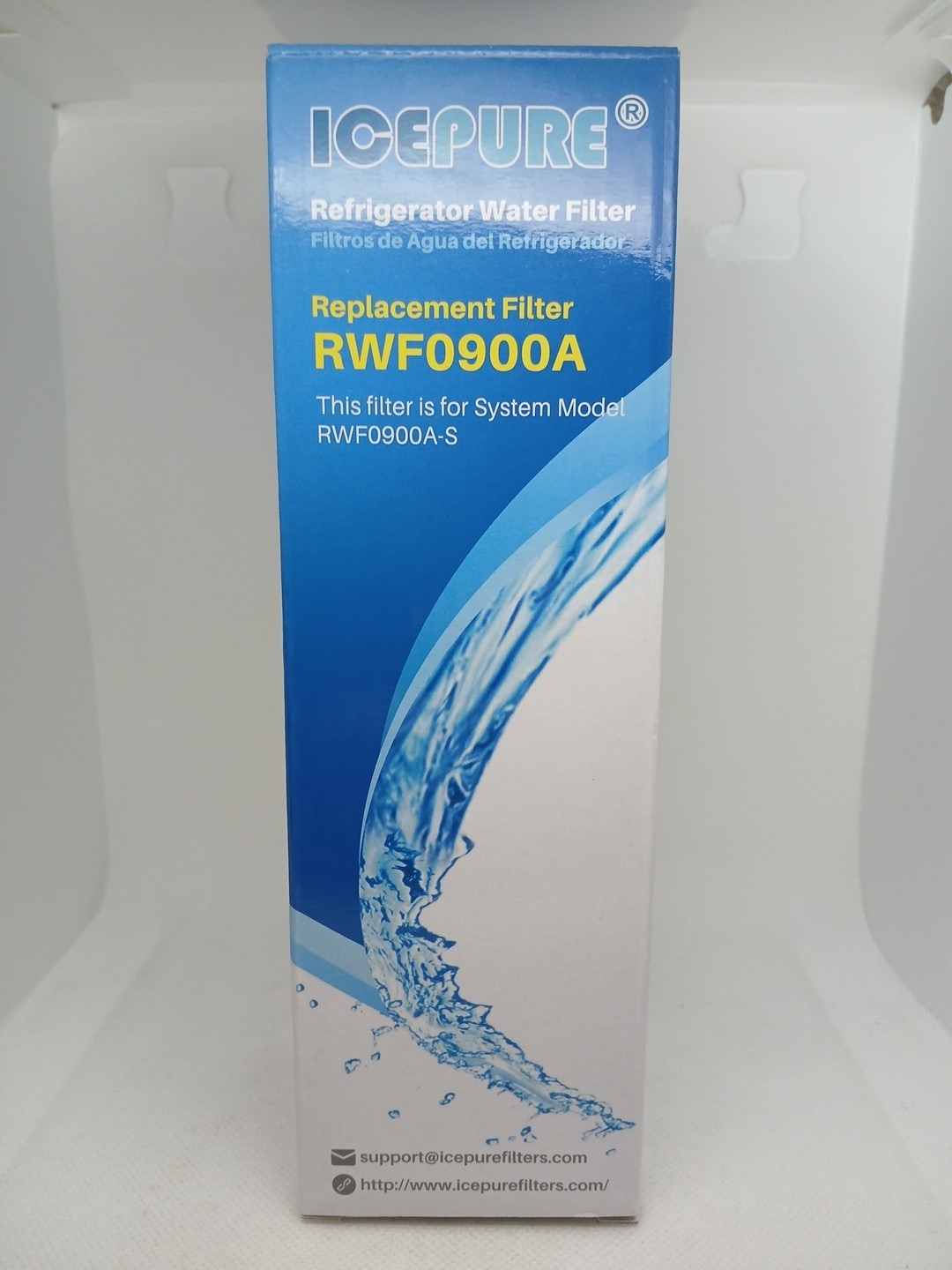 IcePure RWF0900A Replacement Refrigerator Water Filter 300 gal New Sealed in Box gallery