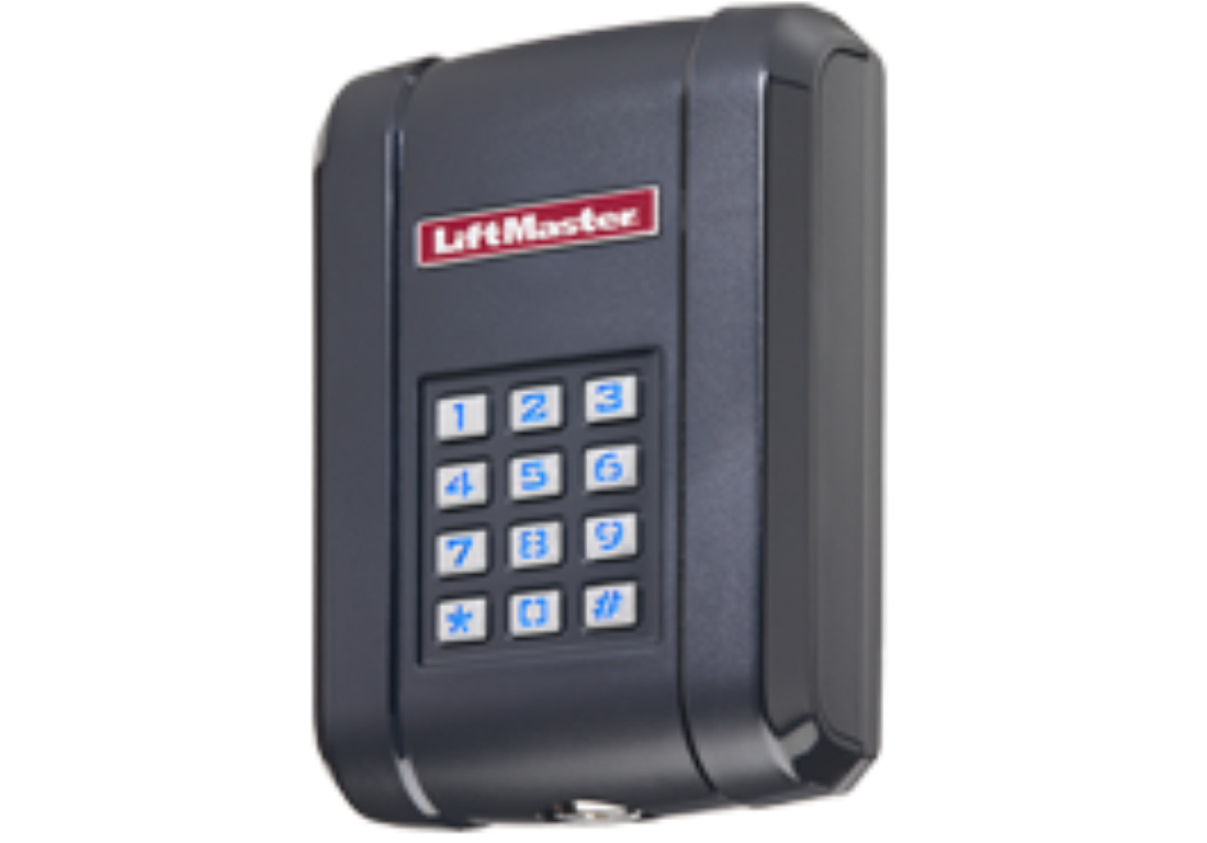 Liftmaster KPW5 5 Code Wireless Keypad Security+ 2.0 LED Backlight Metal Keypad gallery