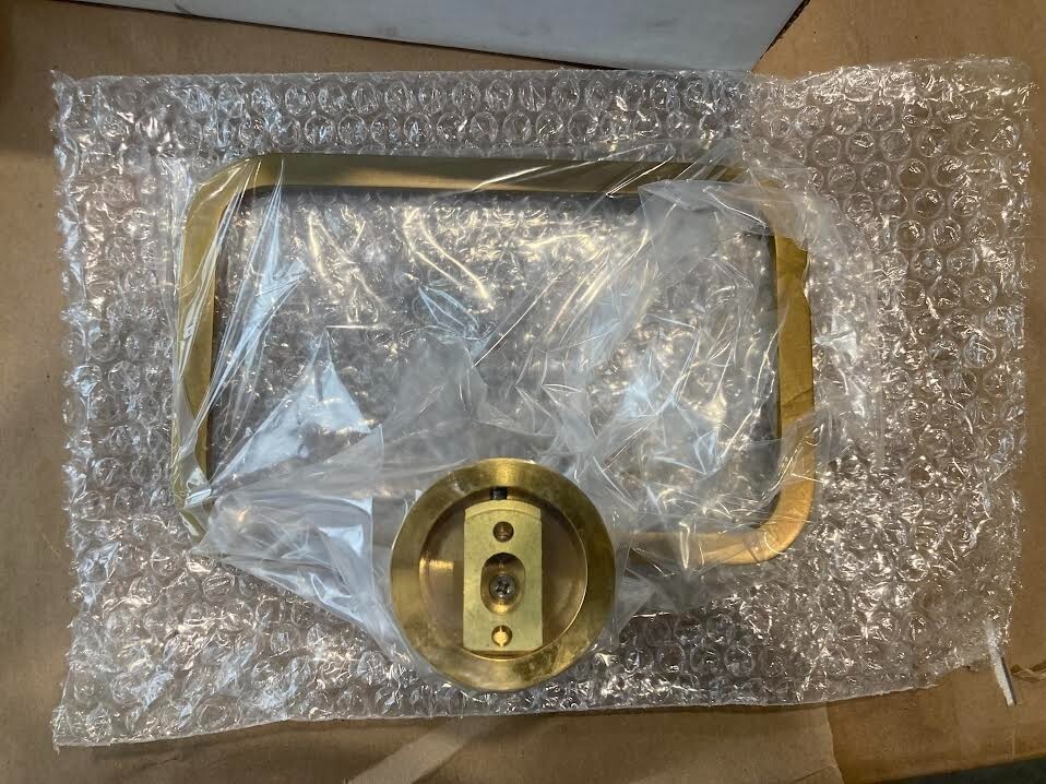 Watermark 31-0.3-APB Brooklyn Series Wall Mounted Towel Ring AGED BRASS New! gallery
