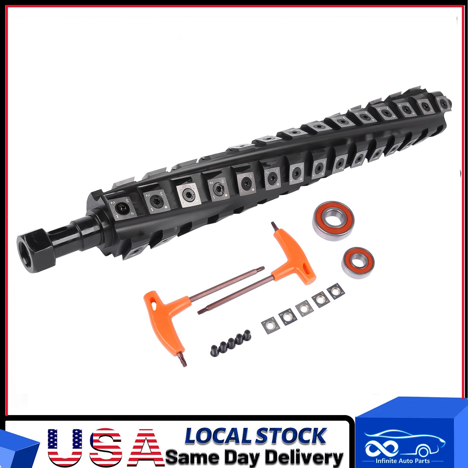 13 Inch Spiral Helical Cutterhead fits DeWalt DW735 DW735X Planers Reduce Noise gallery