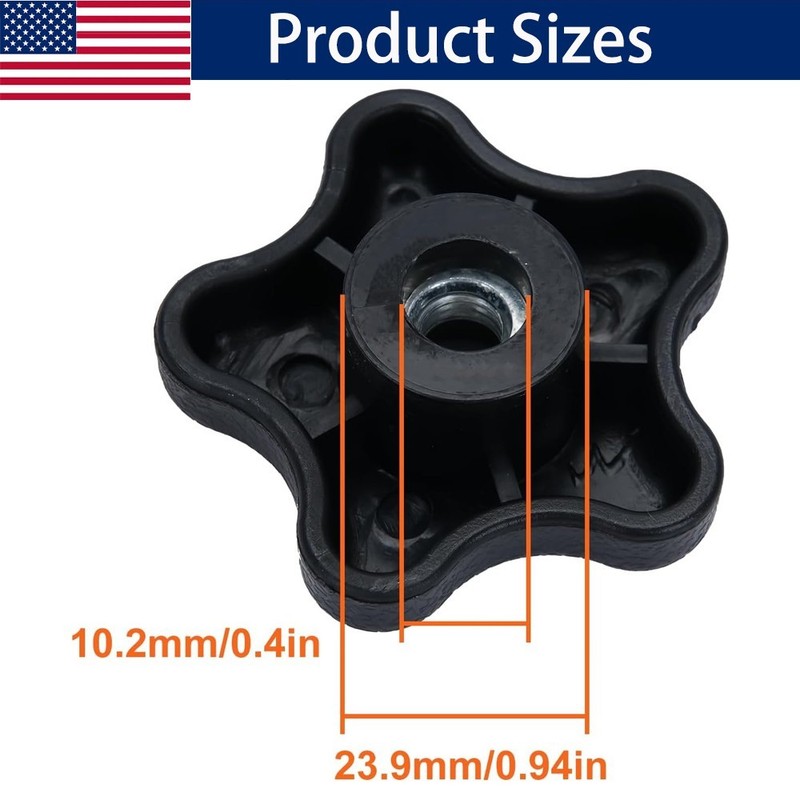 For Toro 117-5976 Replacement Handle Knob Recycler 22in/30in Lawnmower 2 Pack gallery
