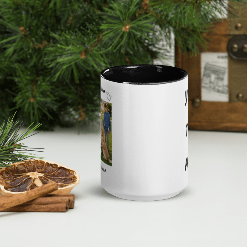 Personalized Initial Coffee Mug Custom Name Monogram Text Photo Ceramic Cup gallery