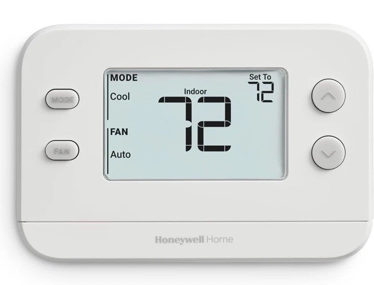 Honeywell X1N Non-Programmable Thermostat, Single-Stage, 1-Heat/1-Cool RTH11B RE gallery