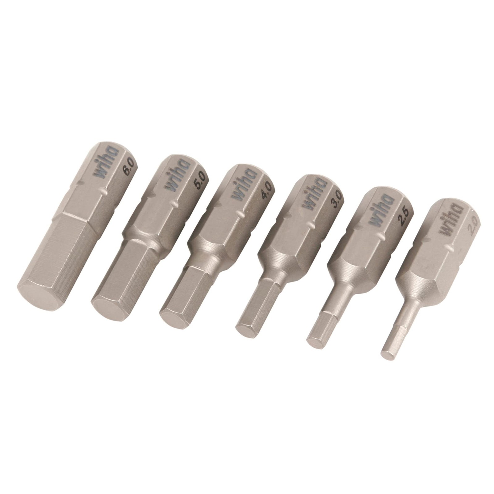 Wiha 71397 6 Piece Hex Insert Bit Set - Metric One Size, Original Version gallery