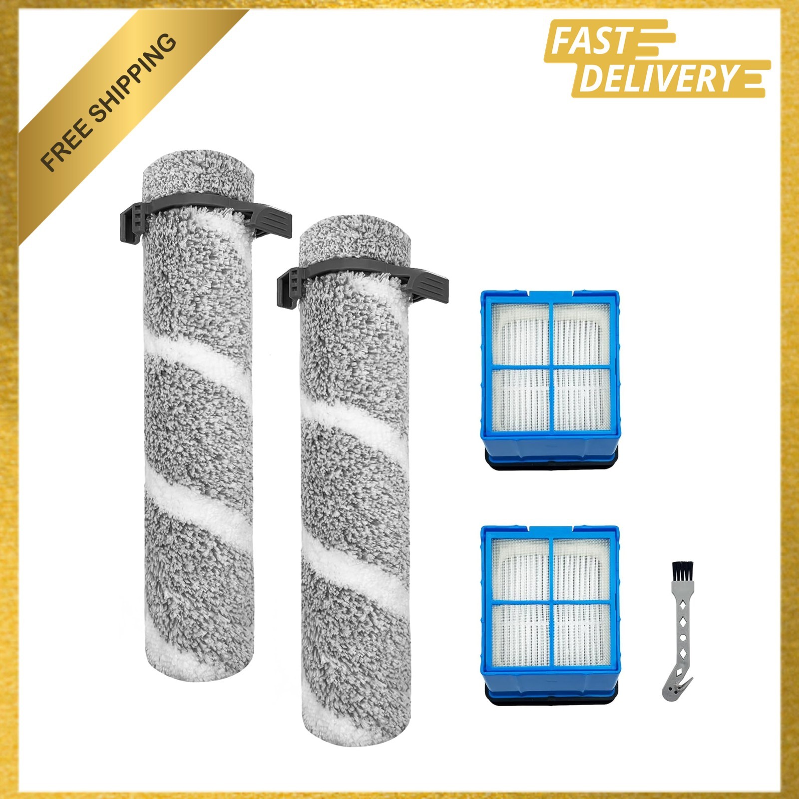 Roller Brushes HEPA Filter Replacement Kit for BISSELL CrossWave OmniForce EDGE gallery