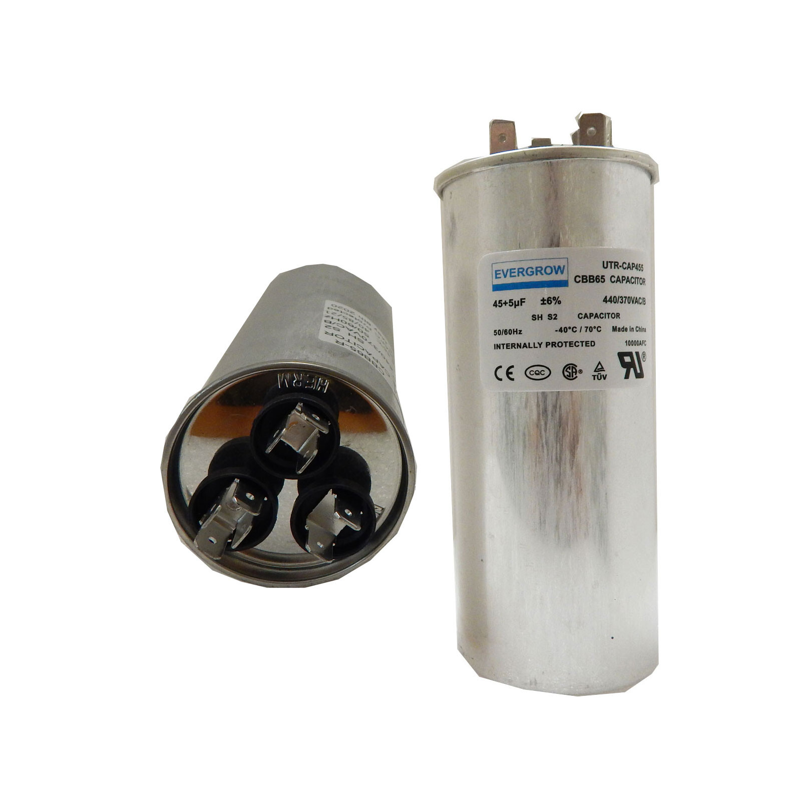 45+5 MFD Capacitor for AC Air Conditioning Unit, Condenser Straight Cool gallery