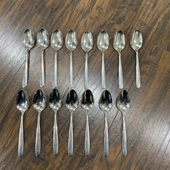 Oneida stainless Flatware Desert Sand pattern Lot Of 15 Teaspoons 6”