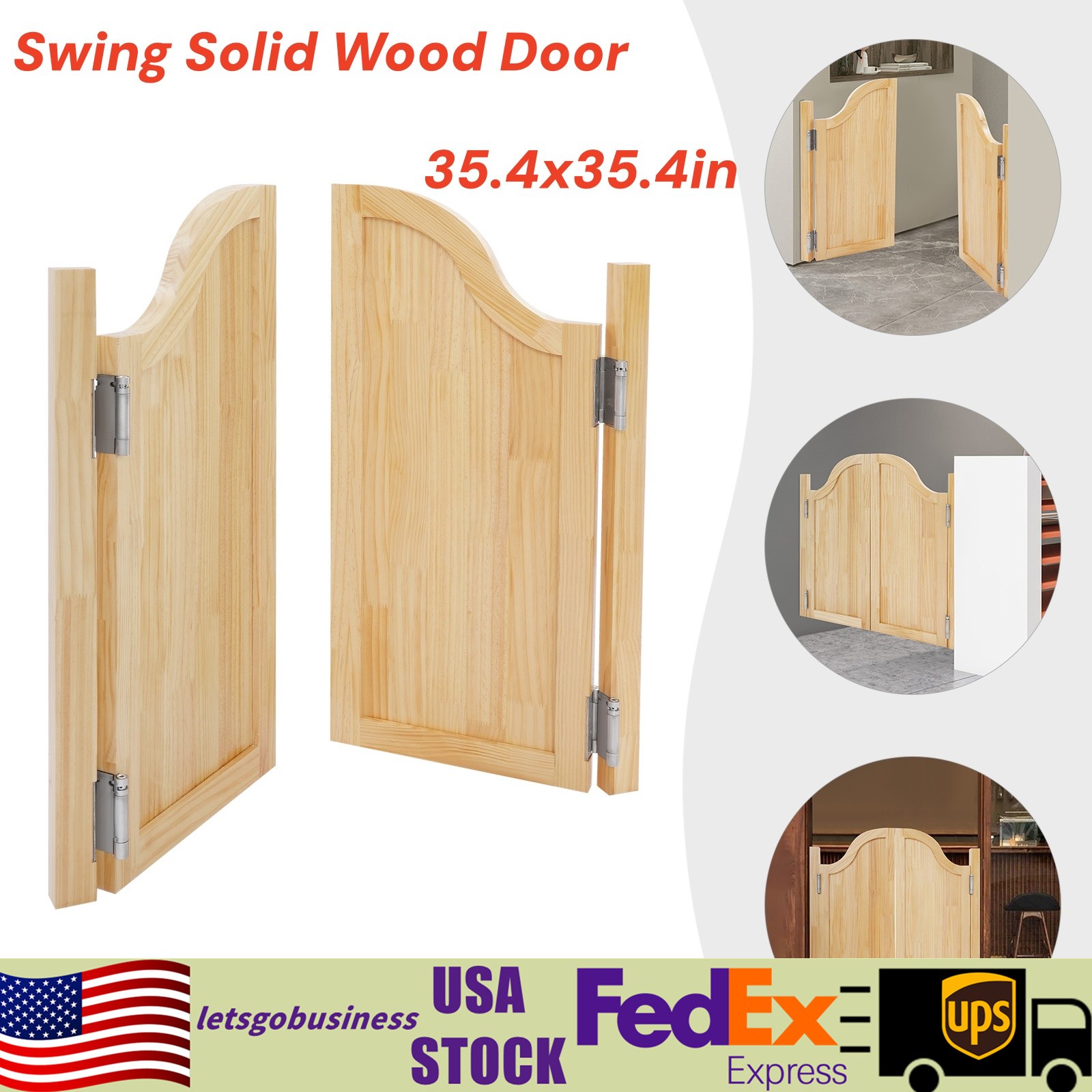 Log Color Modern Swing Solid Wood Door Partition Door For Entrance Partition gallery
