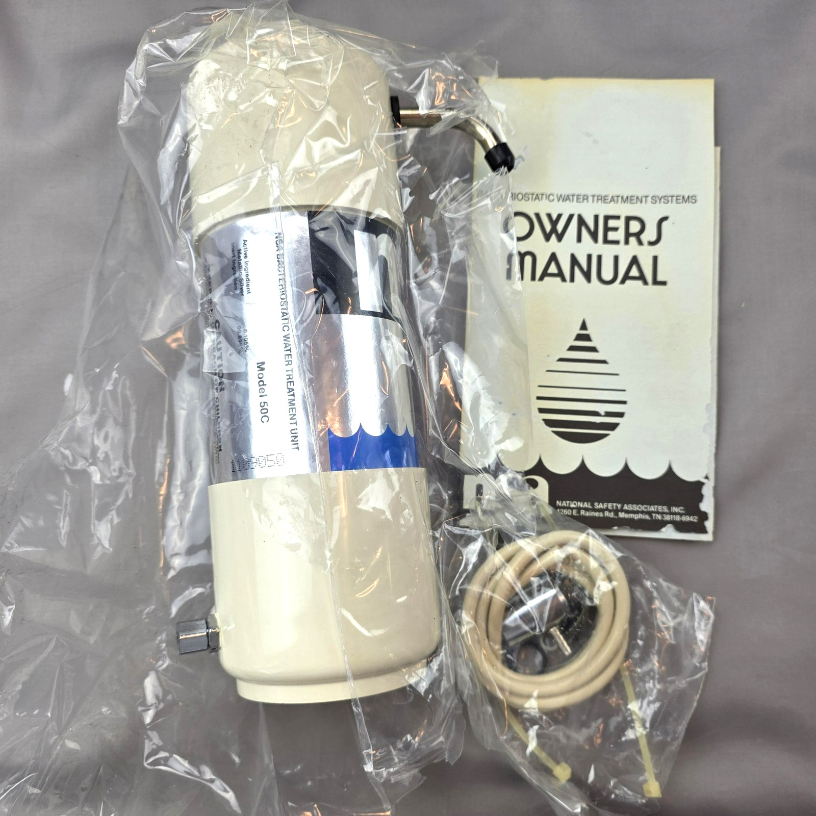 NSA Bacteriostatic Water Treatment Unit Model 50C Countertop White Home Filter gallery