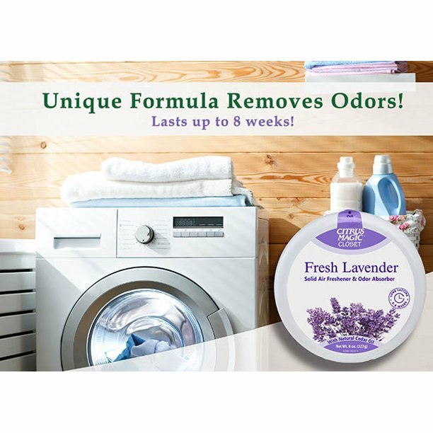 CITRUS MAGIC LAVENDER Burst Solid Air Freshener Odor Absorber ~ Last 8 Weeks 8oz gallery