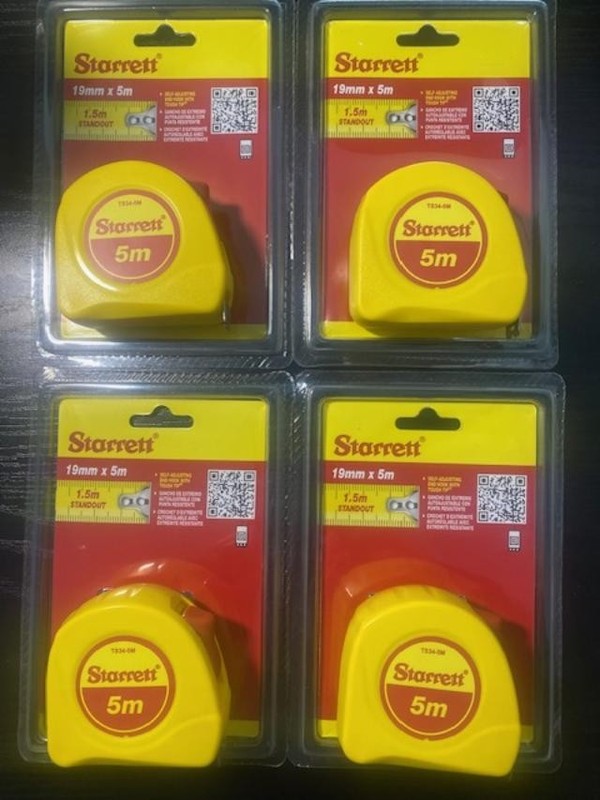 Starrett 5m Measuring Tapes 4pcs. TS34-5M gallery
