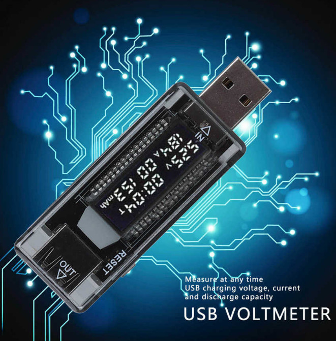 KWS-V21 USB Tester Voltmeter Ammeter Power Meter Voltage Current Testing Tool