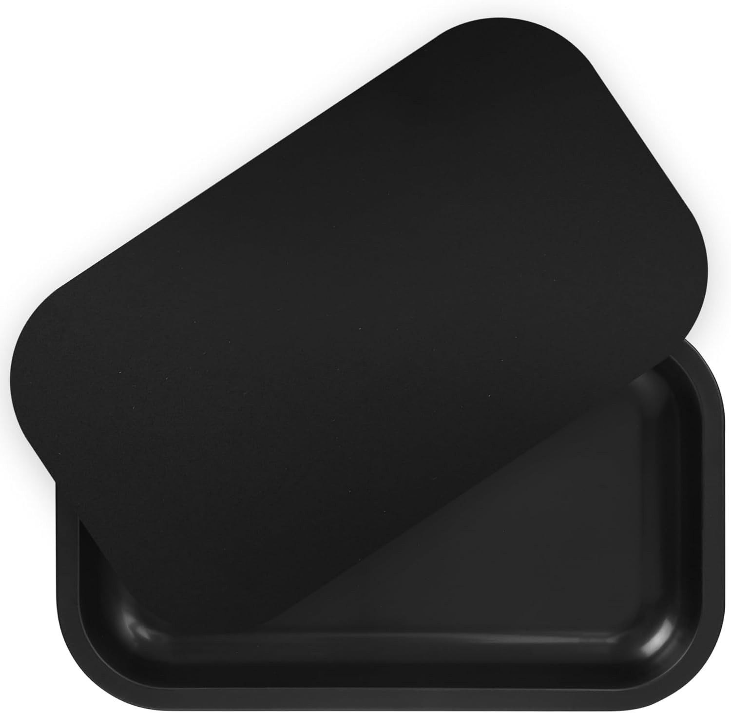 Large Metal Tray with Magnetic Lid, Decorative Tray, Ideal Storage for Home or T gallery