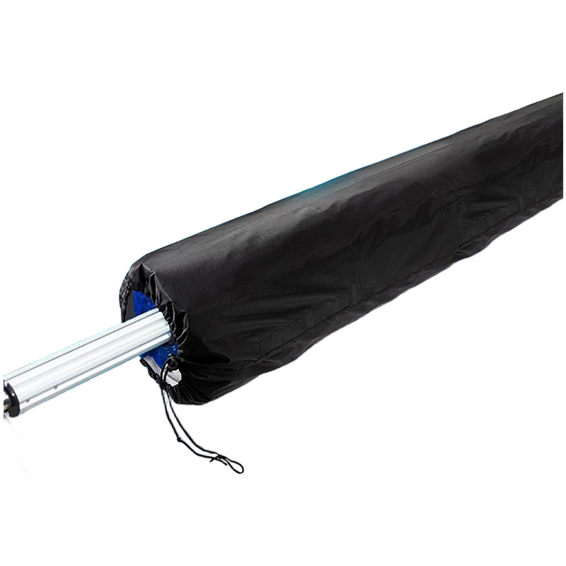 Pool Cover Roll Up Lightweight Silver Coated 190T Polyester Taffeta Waterproof gallery