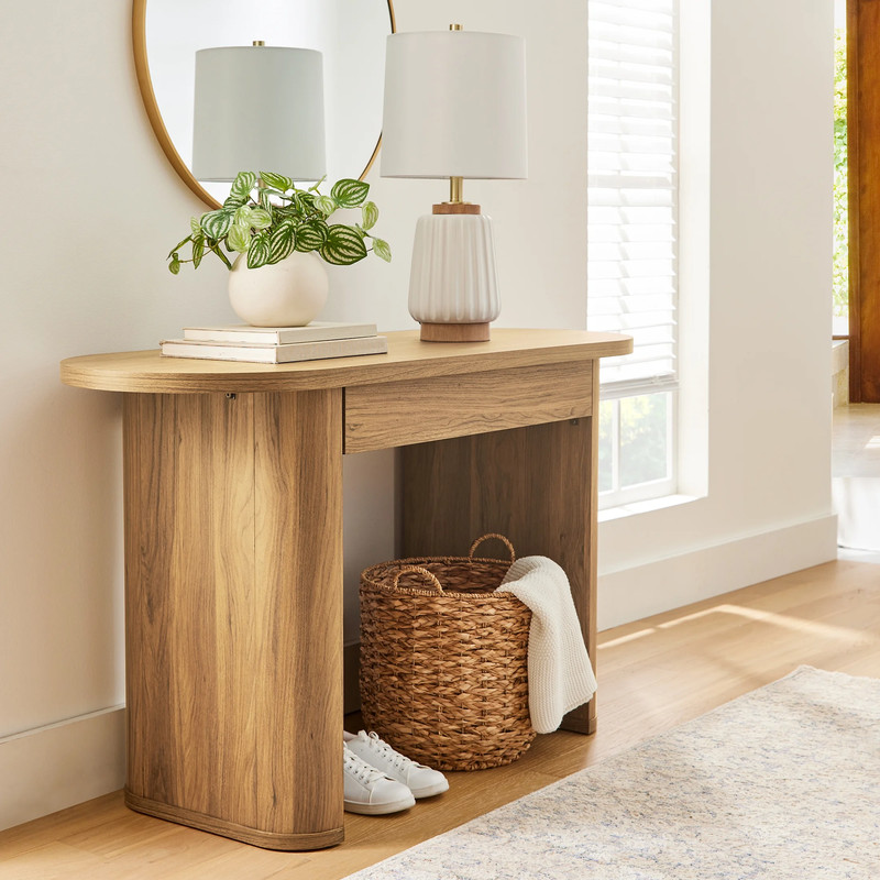 Writing Desk Oval Computer Table Workstation Drawer Storage Choose Your Clor gallery