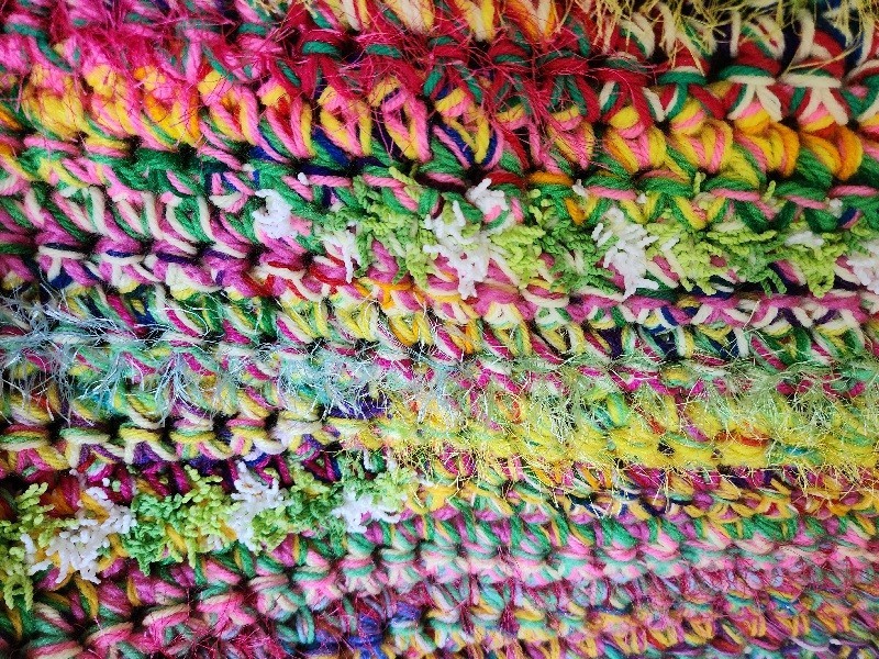 Hand Crocheted Throw Afghan Blanket gallery