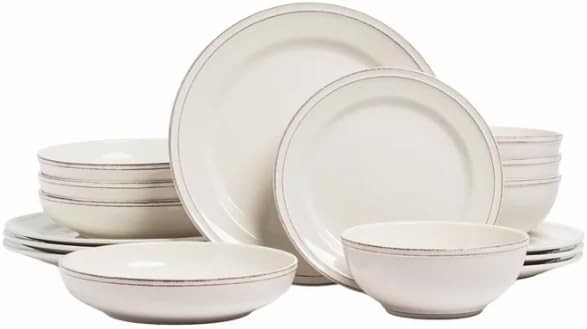 Over & Back Dinnerware Set Ivory Lake Como Replacement gallery