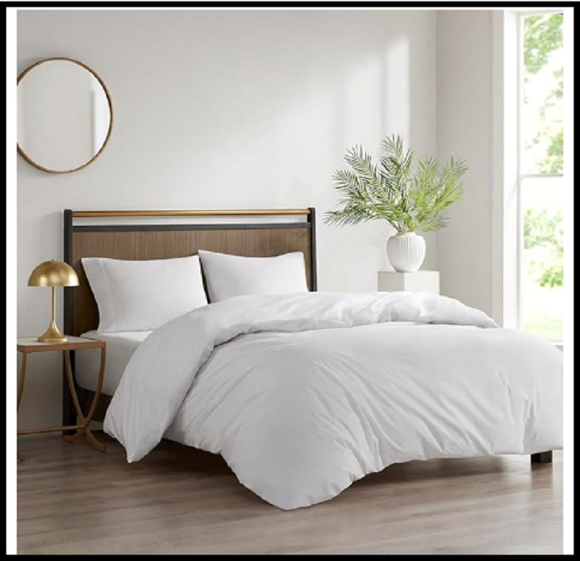 Comforter Protector Duvet Cover with Zipper Flap-Waterproof-Hypoallergenic King gallery