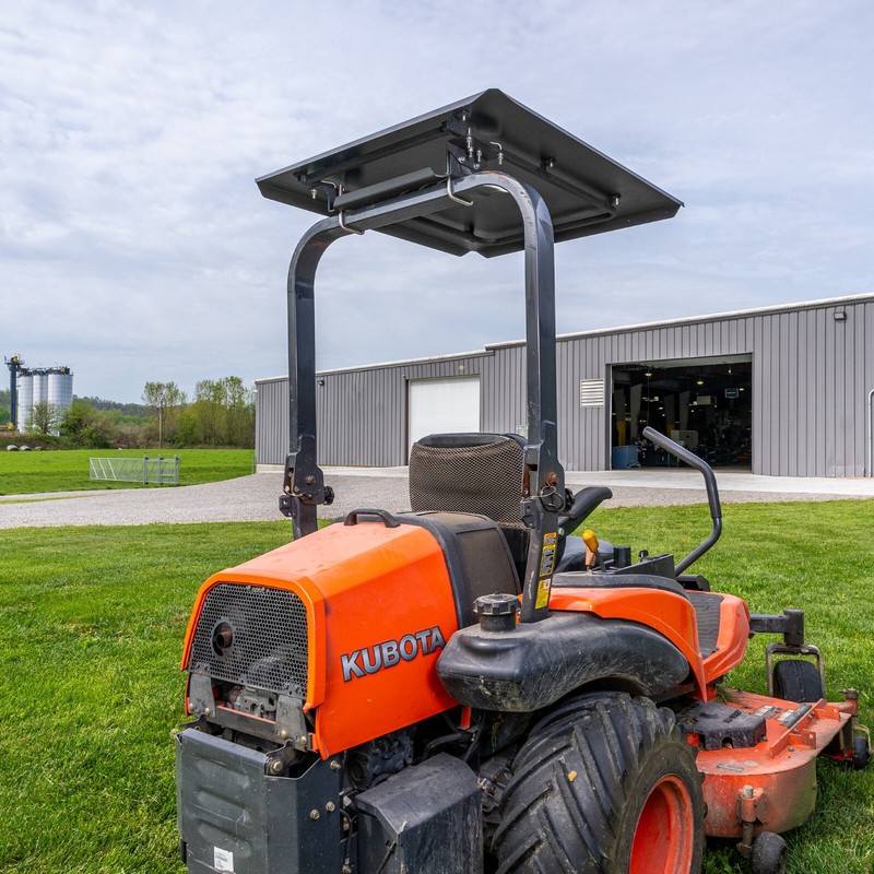UNIVERSAL ZERO-TURN MOWER CANOPY- BLACK gallery