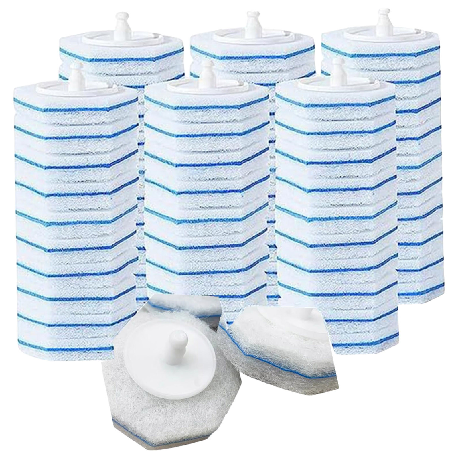 50PCS Cleaner Wand Refills Disposable Toilet Brush Heads For Cleaning Wand gallery