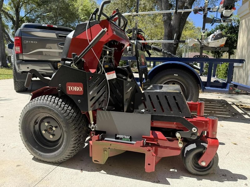 Speedtrap™ Chute Blocker Toro® GrandStand® HDM 36" Mowers No Drilling! gallery