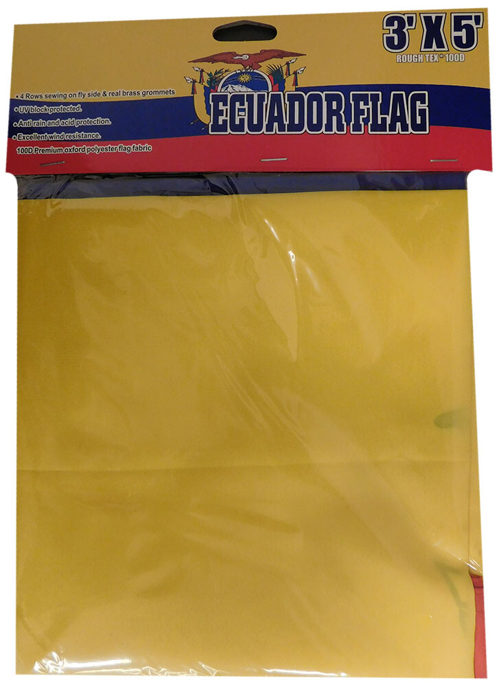 Ecuador Country Premium 100D Woven Poly Nylon 3x5 3'x5' Flag Banner Grommets gallery