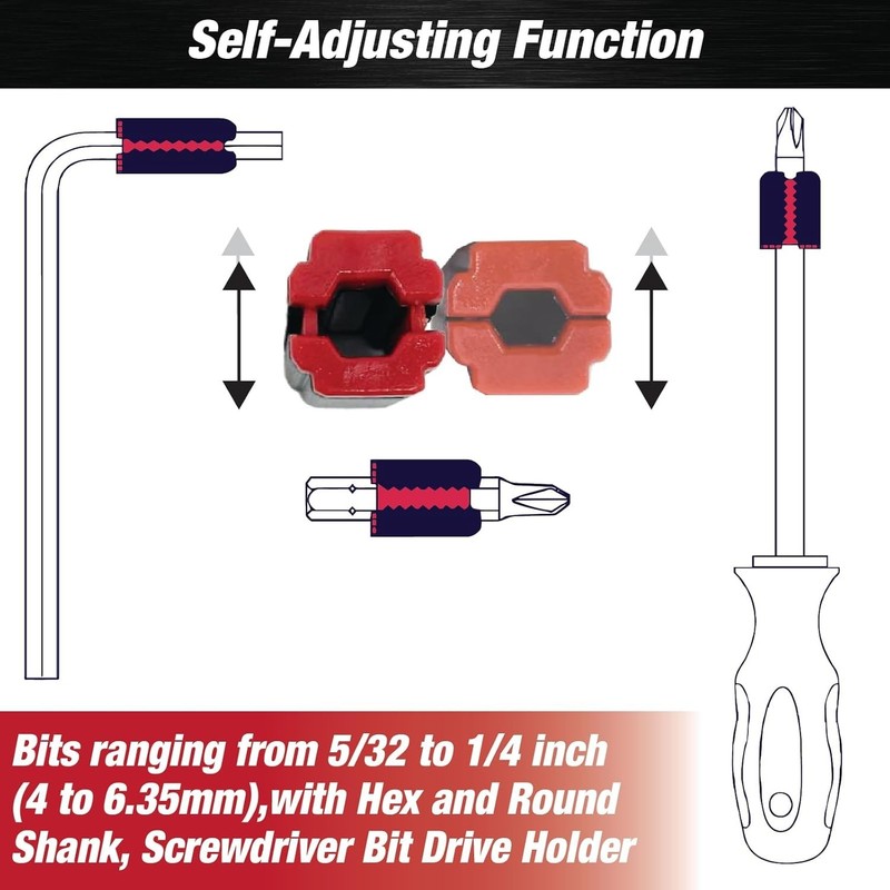CHICK MAGNET 2-Piece Self-Adjusting Bit Magnetizer for 5/32 to 1/4 Inch gallery
