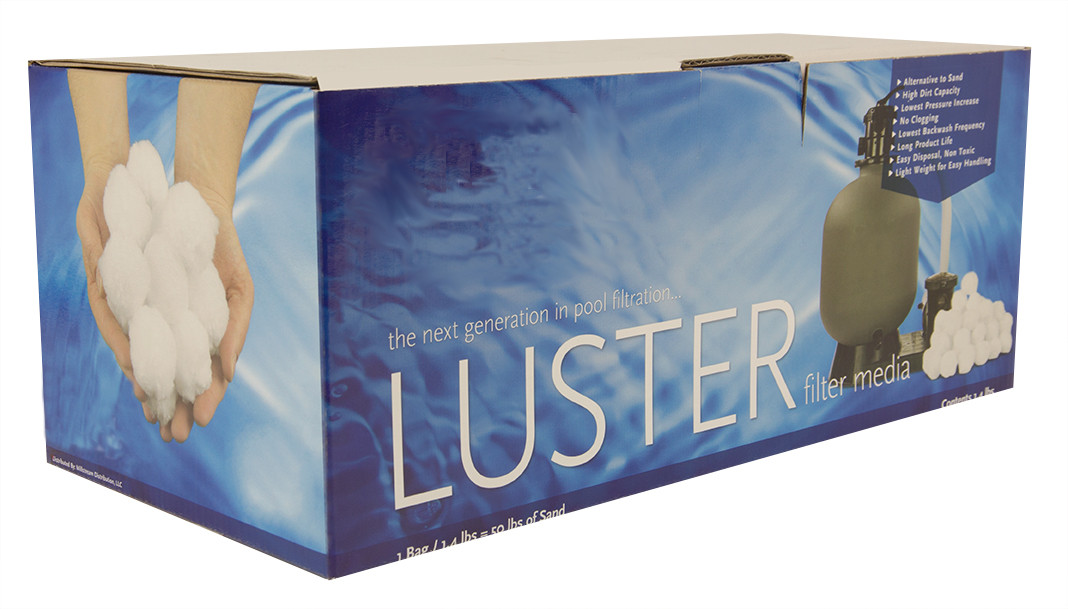 Luster Alternative Swimming Pool Sand Filter Media~1 Box Equal to 50LBS of Sand gallery