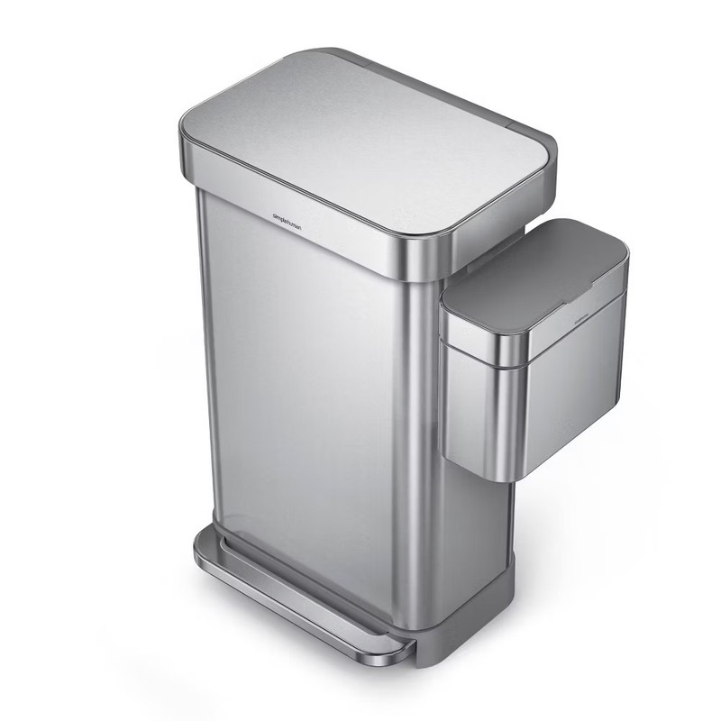 simplehuman Compost Caddy Silver gallery