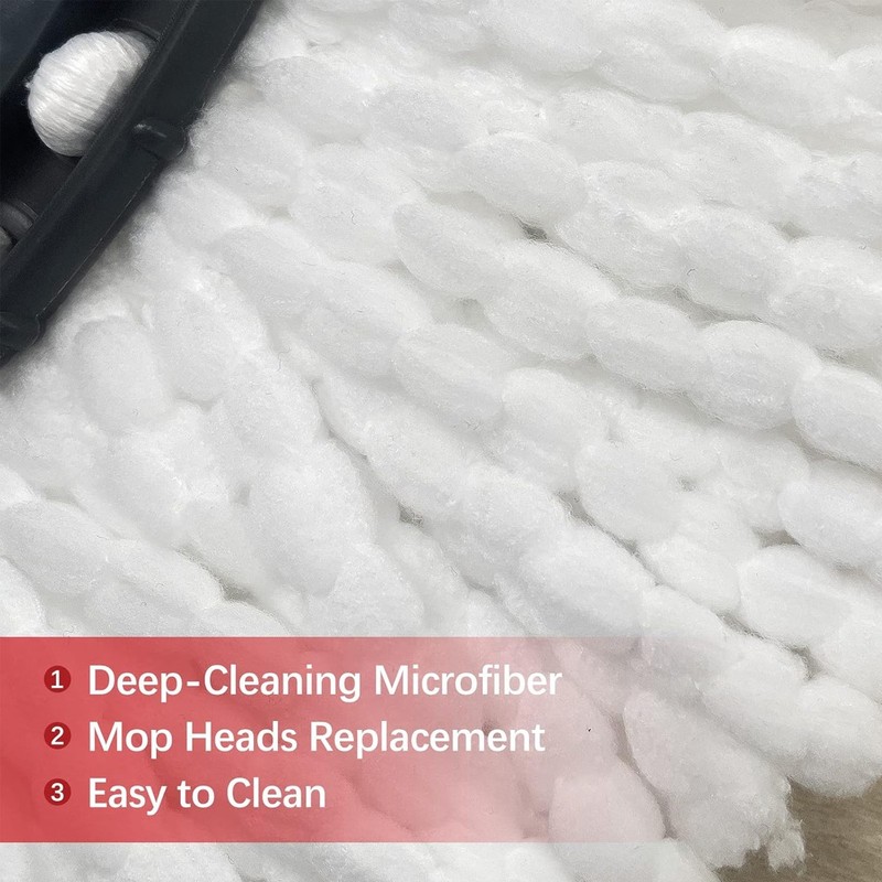 Replacement Microfiber Mop Head Easy Clean Wring Refill For O-Cedar Spin Mop Kit gallery