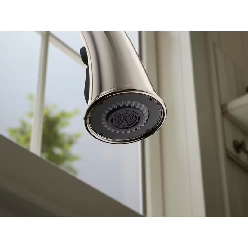 KOHLER Adva Pull Down Sprayer Kitchen Faucet in Vibrant POLISHED NICKEL gallery