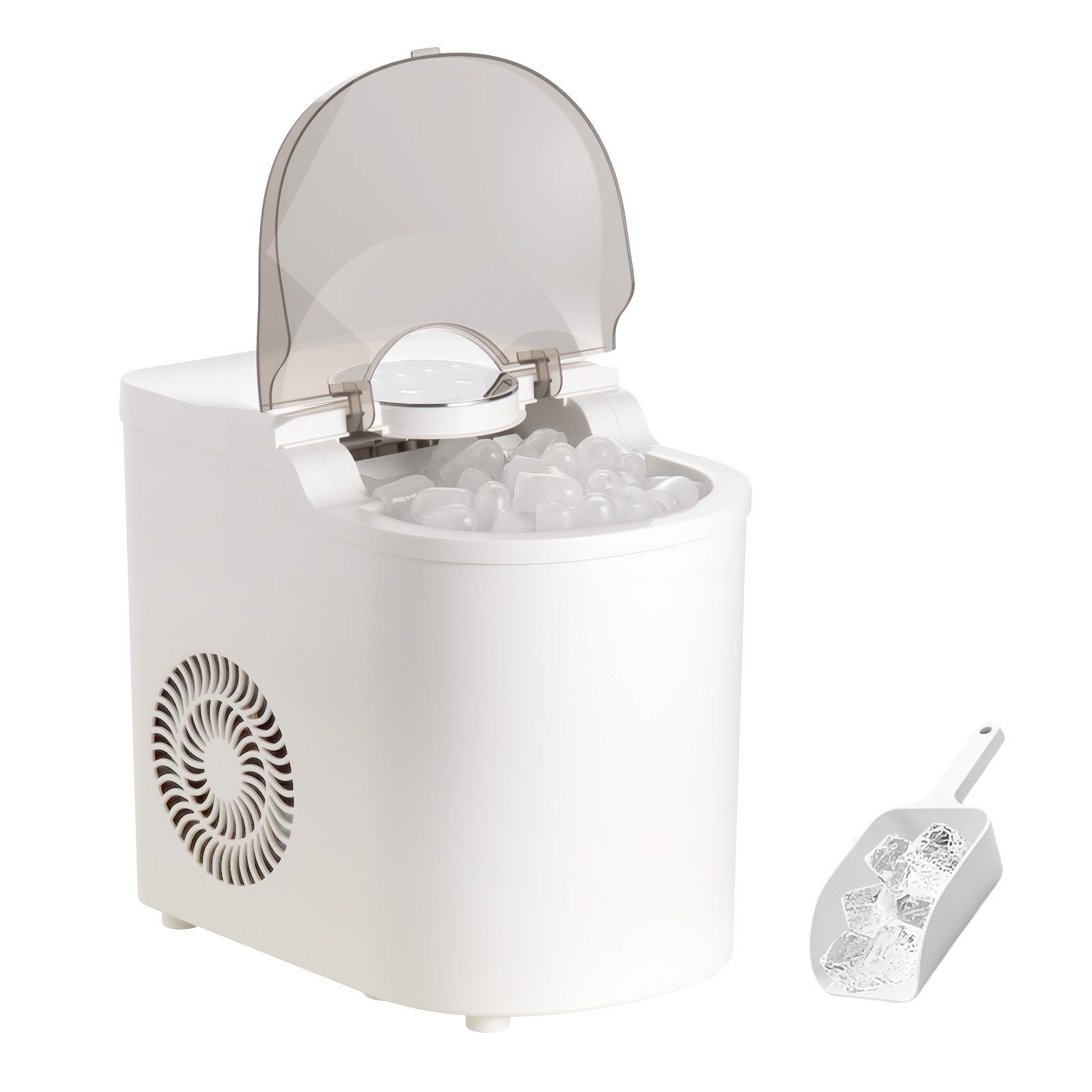 Compact 2-Size Ice Maker 7 Cubes/6 Min, 26lb/Day gallery