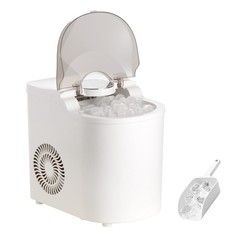 Compact 2-Size Ice Maker 7 Cubes/6 Min, 26lb/Day