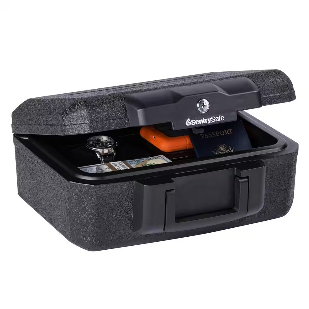 NEW Portable Fireproof Safe Box Transportation For Docu Media Valuables gallery