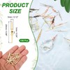 150Pcs Copper Chandelier Clips, 25mm/0.98", Gold Butterfly Brooches gallery