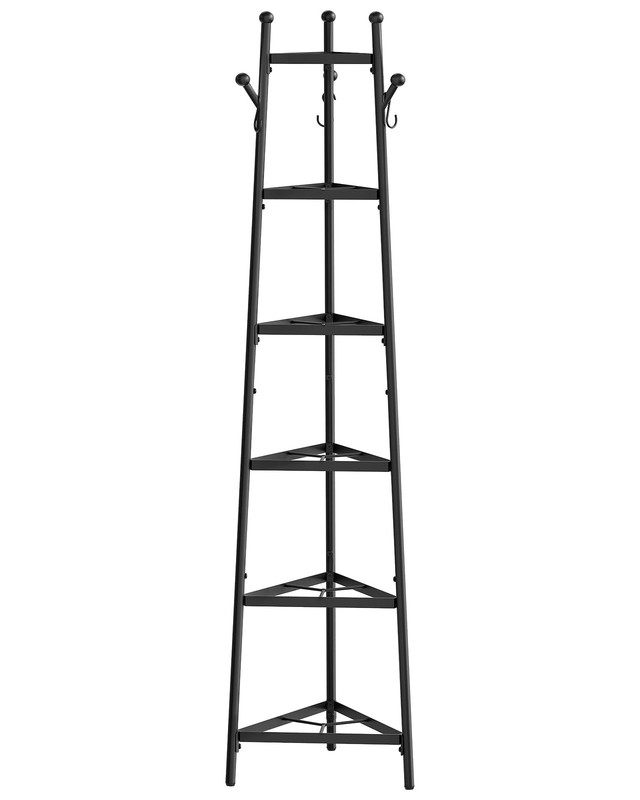 Pot Racks, 6-Tier Cookware Stand, Triangle Shelf Storage Tower for Kitchen, P... gallery