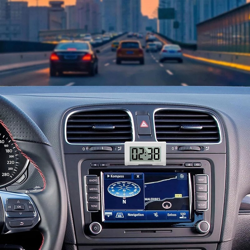 Vehicle Dashboard Clock - Compact, Lightweight with Stopwatch Feature gallery