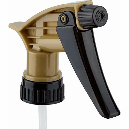 ComfortAxis Acid Resistant Trigger Sprayer Black Gold 9-1/4" Dip Tube 28mm 3Pack gallery