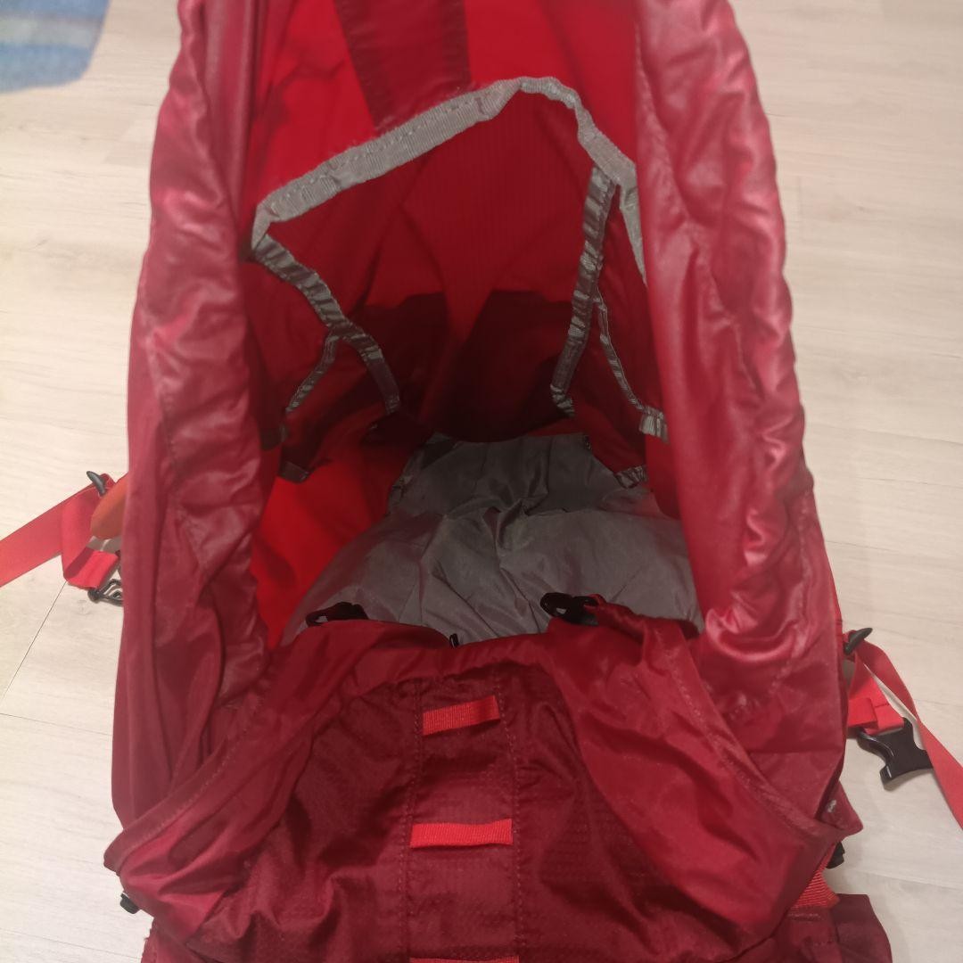Osprey Variant 52 Red Backpack with Back Padding Used Climbing Gear 4