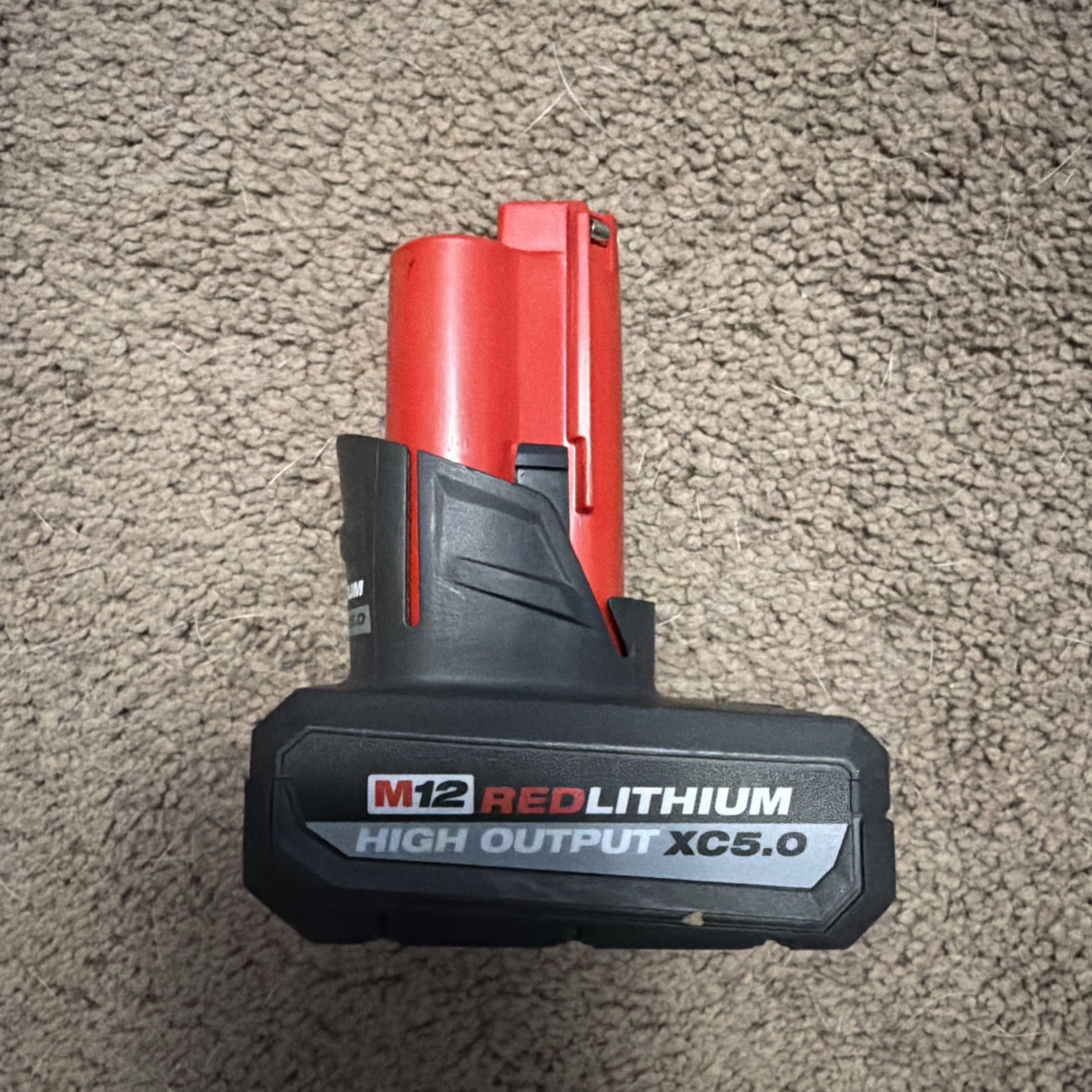 Milwaukee M12 High Output XC5.0 Lithium-Ion Battery Pack - Red (48-11-2450) gallery