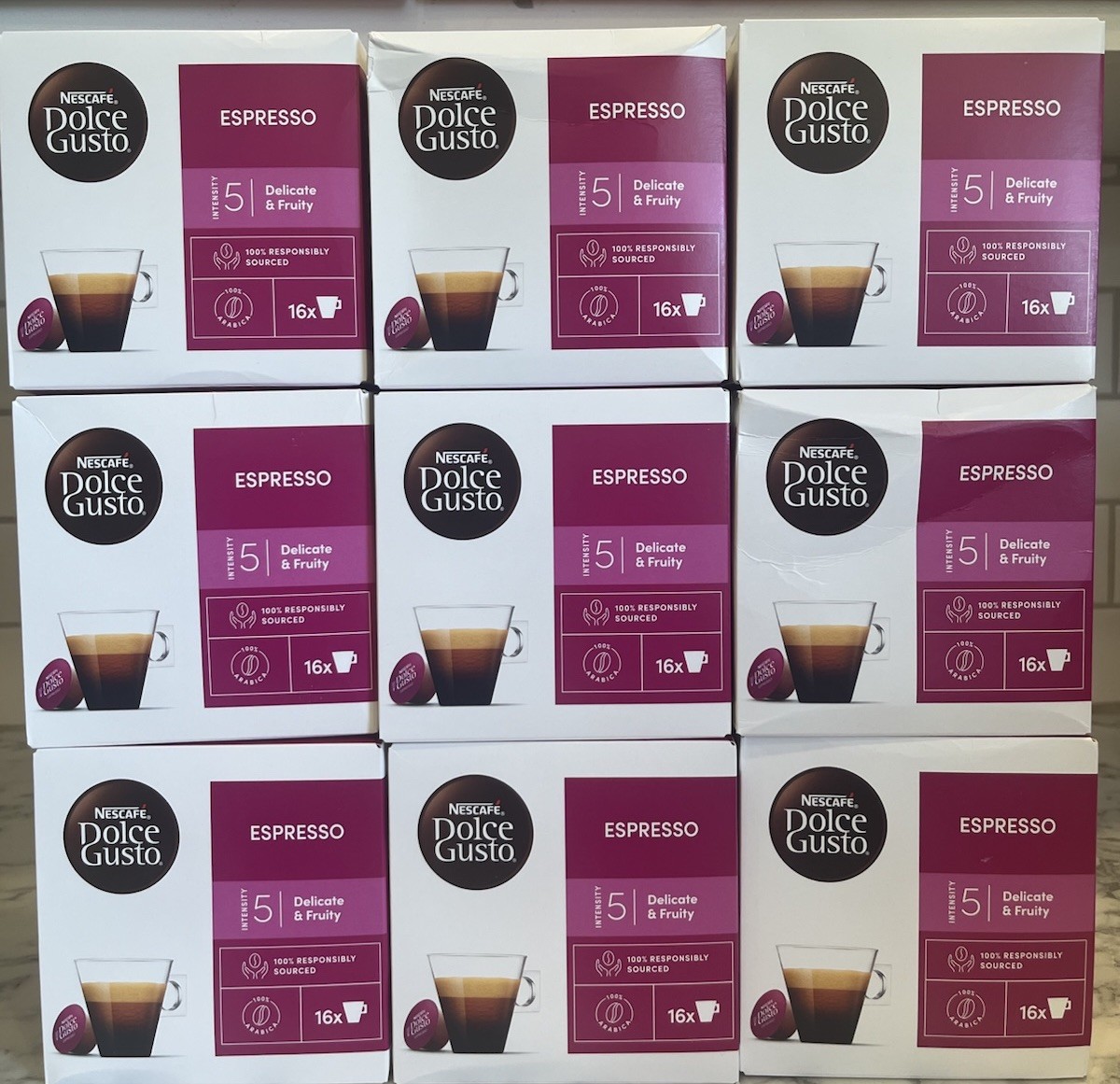 Nescafe Dolce Gusto Coffee Capsules, Espresso Intensity 5, 144 Pods, BB 02/2027 gallery