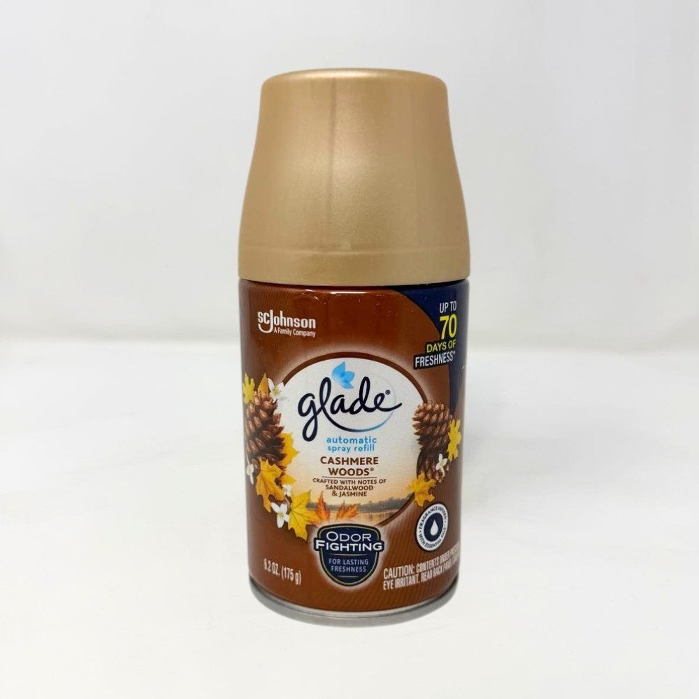 6 Pack - Glade Automatic Spray Air Freshener Refills, Cashmere Woods, 6.2oz gallery