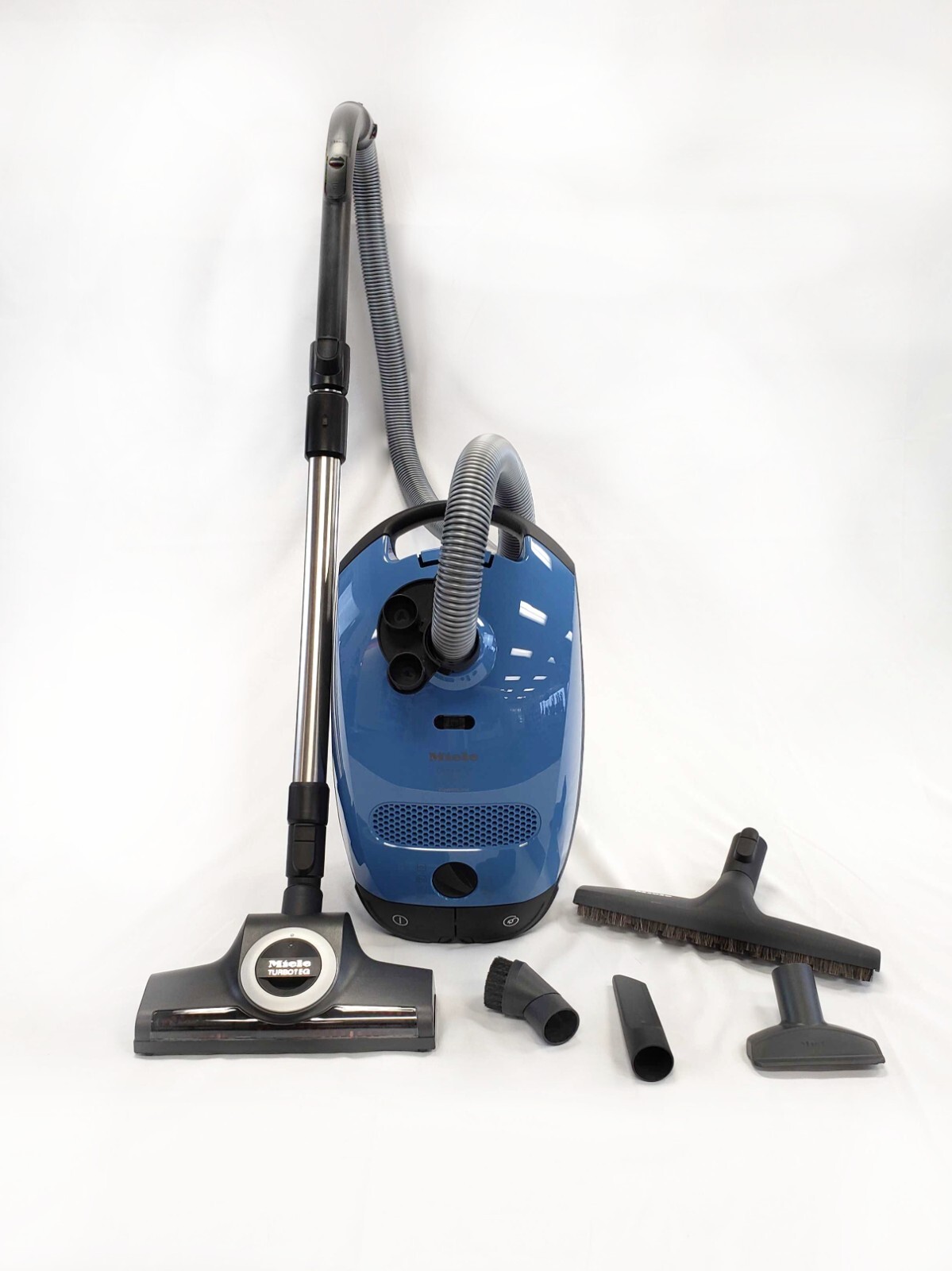 Miele Classic C1 Turbo Team PowerLine Canister Vacuum Cleaner Tech Blue SBAN0 gallery