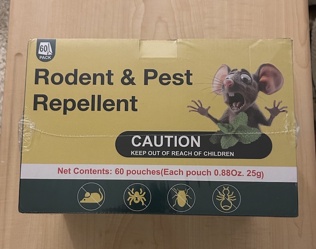 (60) Pk Botanical Rodent and Pest Repellent Pouches, Safe for Pets and Children gallery